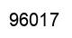 Número 96017 imagen negro