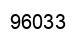 Número 96033 imagen negro