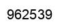 Número 962539 imagen negro