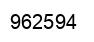 Number 962594 black image