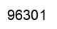 Número 96301 imagen negro