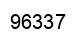 Number 96337 black image