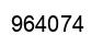 Number 964074 black image