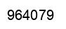 Número 964079 imagen negro