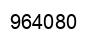 Number 964080 black image