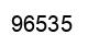 Número 96535 imagen negro