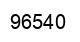 Número 96540 imagen negro