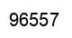 Number 96557 black image