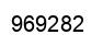 Number 969282 black image