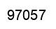 Number 97057 black image