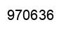 Number 970636 black image