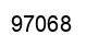 Number 97068 black image