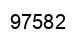 Number 97582 black image