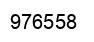 Number 976558 black image