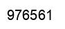 Number 976561 black image