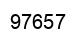 Número 97657 imagen negro