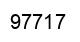Number 97717 black image