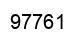 Number 97761 black image