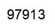 Number 97913 black image