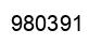 Number 980391 black image