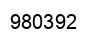 Number 980392 black image