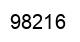 Número 98216 imagen negro