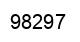 Number 98297 black image