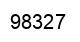Number 98327 black image