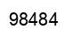 Número 98484 imagen negro