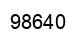 Número 98640 imagen negro