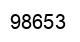 Number 98653 black image