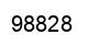Number 98828 black image