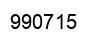 Number 990715 black image