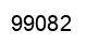 Number 99082 black image