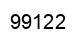 Number 99122 black image