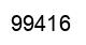 Number 99416 black image