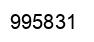 Number 995831 black image