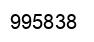 Number 995838 black image