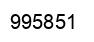 Number 995851 black image