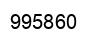 Number 995860 black image