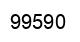 Number 99590 black image
