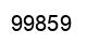 Number 99859 black image