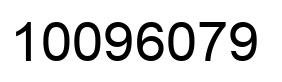 Number 10096079 black image