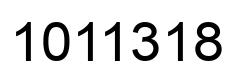 Number 1011318 black image