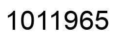 Número 1011965 imagen negro