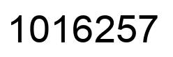 Número 1016257 imagen negro