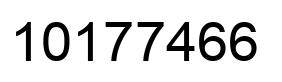 Number 10177466 black image