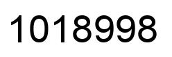 Number 1018998 black image