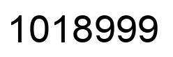 Number 1018999 black image