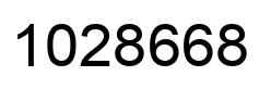Number 1028668 black image